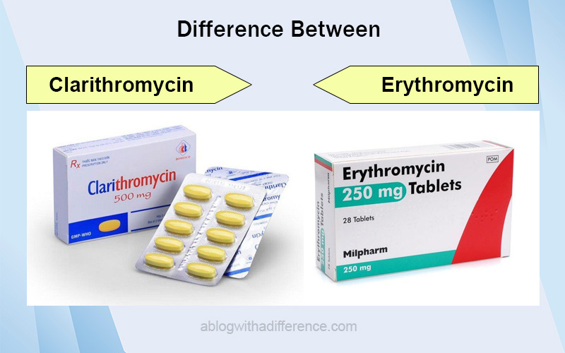 Difference Between Clarithromycin and Erythromycin