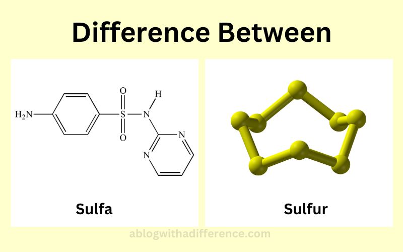 Difference Between Sulfa and Sulfur