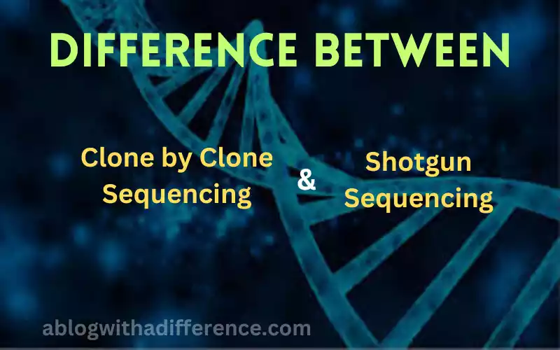 Clone by Clone Sequencing and Shotgun Sequencing