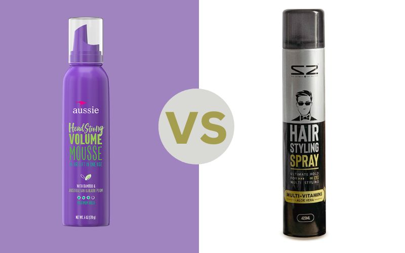 Hair Mousse and Hair Spray