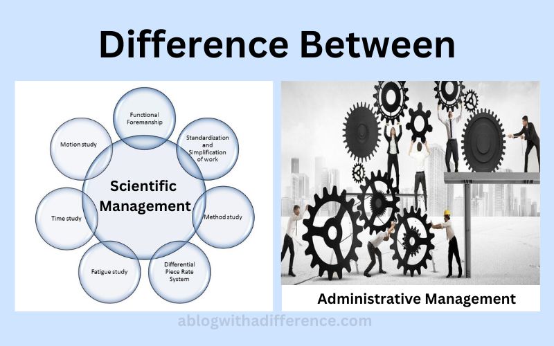 Difference Between Scientific Management and Administrative Management