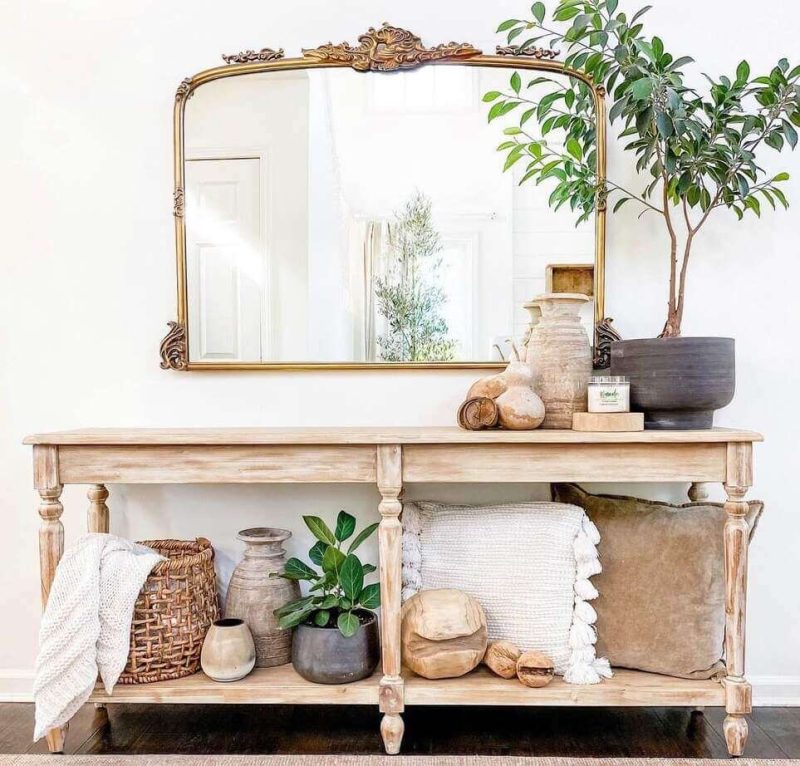 21 Creative Console Table Plant Styling Ideas