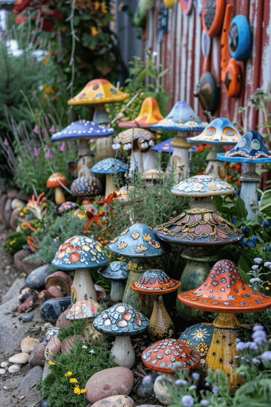 47 Enchanting Ideas for Moss and Mushroom Corners