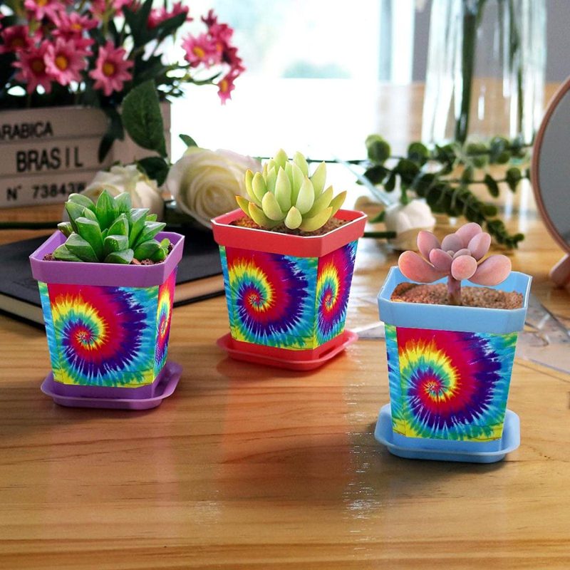Transform Your Space with Tie-Dye Plant Pot Wraps